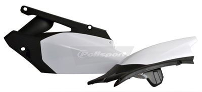 POLISPORT PR/SIDE PANELS BLK/WHT YZ450F 2010 PART# 8604400001 NEW