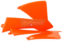 POLISPORT PR/RAD SHROUDS ORG KTM PART# 8429500001 NEW
