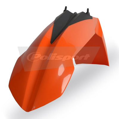 POLISPORT FRONT FENDER ORANGE KTM PART# 8568700001 NEW