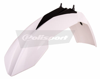 POLISPORT FRONT FENDER 85SX WHT PART# 8573600002 NEW