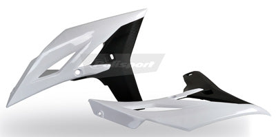 POLISPORT PR/RAD SHROUDS WHT YZ250F 2010 PART# 8413700001 NEW
