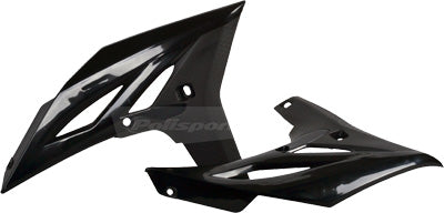 POLISPORT PR/RAD SHROUDS BLK YZ250F 2010 PART# 8413700002 NEW