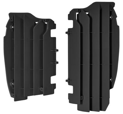 POLISPORT RADIATOR LOUVERS (BLACK) PART# 8456000001   NEW