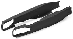 POLISPORT SWINGARM PROTECTORS (BLACK) PART# 8456600001 NEW