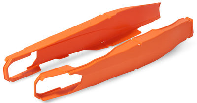 POLISPORT SWINGARM PROTECTORS (ORANGE) PART# 8456600002 NEW