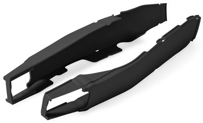 POLISPORT SWINGARM PROTECTORS (BLACK) PART# 8457000001   NEW