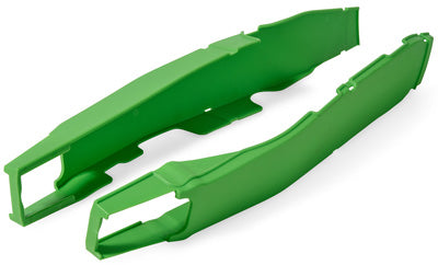 POLISPORT SWINGARM PROTECTORS (GREEN) PART# 8457000002   NEW