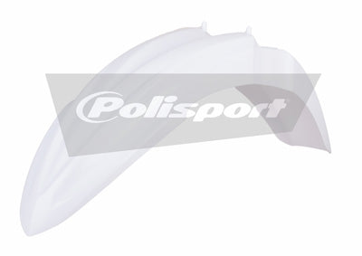POLISPORT FRONT FENDER WHITE KX85/100 2014-15 PART# 8574100002 NEW