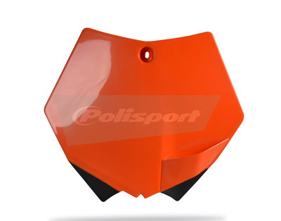 POLISPORT NUMBER PLATE KTM ORANGE PART# 8664400001 NEW