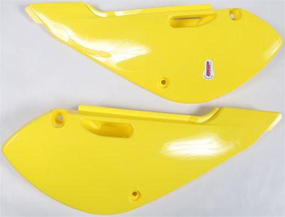 POLISPORT PR/SIDE PLATES SUZ YLW KX/RM65KLX/DRZ110 01-08 PART# 8601400003 NEW