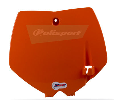 POLISPORT NUMBER PLATE KTM ORANGE PART# 8661600001 NEW