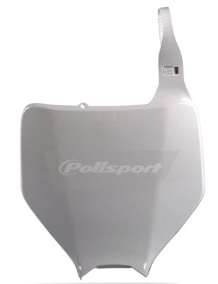 POLISPORT NUMBER PLATE (WHITE) PART# 8660800002 NEW