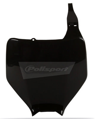 POLISPORT NUMBER PLATE (BLACK) PART# 8660800001 NEW