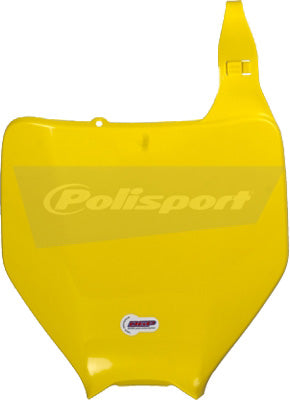POLISPORT NUMBER PLATE (YELLOW) PART# 8660800010 NEW