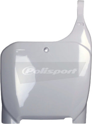 POLISPORT FRONT PLATE HON WHT CR125/250 PART# 8657000001 NEW