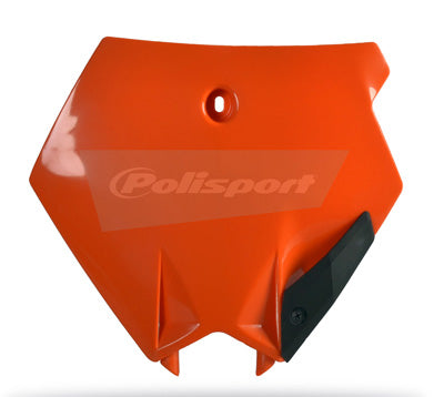 POLISPORT NUMBER PLATE KTM ORANGE PART# 8662400001 NEW