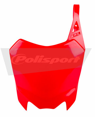 POLISPORT FRONT NUMBER PLATE (RED) 8658800001