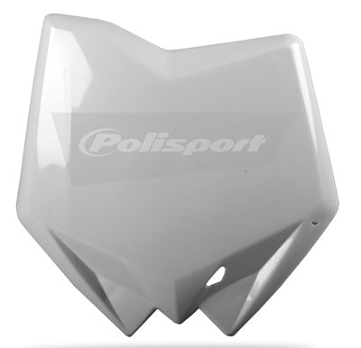 POLISPORT NUMBER PLATE WHT HUS PART# 8658200002 NEW