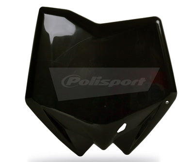 POLISPORT NUMBER PLATE HUSQ BLK PART# 8658200001 NEW