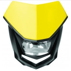 POLISPORT HEADLIGHT HALO YELLOW PART# 8657400003 NEW