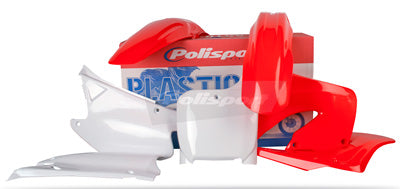 POLISPORT KIT CR125/250  00-01 RED PART# 90081   NEW