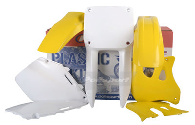 POLISPORT KIT RM125 / 250 96-98 YELLOW PART# 90093 NEW