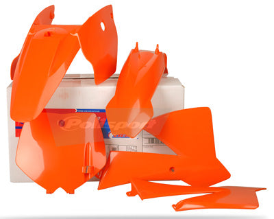 POLISPORT KIT KTM 65 SX 2002-08 ORANGE PART# 90098 NEW