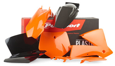 POLISPORT KIT KTM SX 2001-02 EXC 2003 ORANGE PART# 90100 NEW