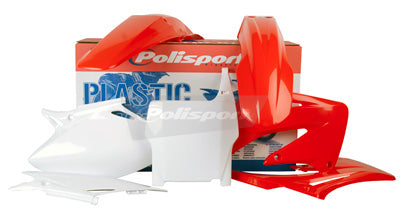 POLISPORT KIT CRF450R 2004 RED/WHITE PART# 90109 NEW