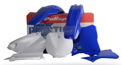 POLISPORT KIT YZ125/250 1996-99 BLUE/WHT PART# 90110 NEW