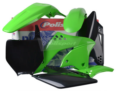 POLISPORT KIT KX250F  06-08 GREEN  05 PART# 90113   NEW