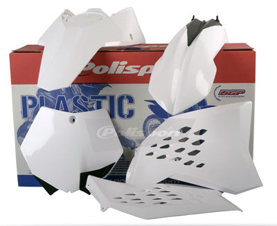 POLISPORT KIT KTM SX/SX-F 2007-10 WHITE PART# 90128 NEW