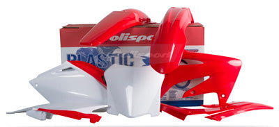 POLISPORT KIT CRF250R 2008 RED W/ WHITE NUMBER PLATE PART# 90142 NEW