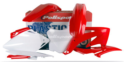 POLISPORT KIT CRF450R 2008 RED/WHITE PART# 90175 NEW