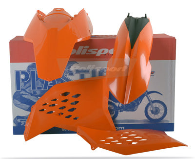 POLISPORT KIT KTM EXC/F 2008-11 ORANGE PART# 90182 NEW