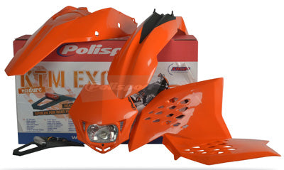 POLISPORT KIT ENDURO KTM EXC/F 2008-11 ORANGE PART# 90183 NEW