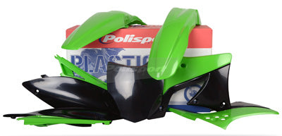 POLISPORT KIT KXF250 2009-12 GREEN COLOR2010-11 PART# 90249 NEW