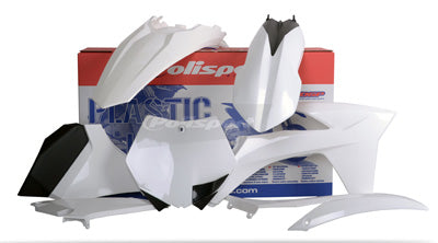 POLISPORT KIT KTM SX MODELS 2012 WHITE PART# 90406 NEW