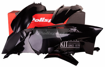 POLISPORT KIT EXC/EXC-F 2013 BLACK SX MODELS PART# 90509 NEW