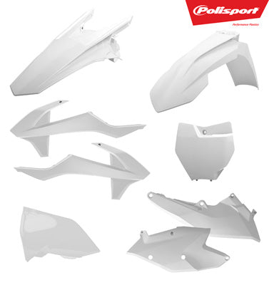 POLISPORT PLASTIC KIT '17 WHITE 90708