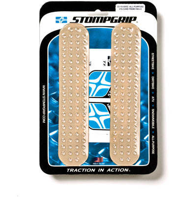 STOMP UNIVERSAL FRAME RAILS 1.75 X 8.25 (CLEAR) PART# 33-10-0002 NEW