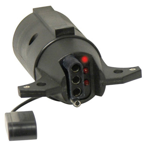 HOPKINS 47345 TRAILER ADAPTER 7 WAY TO 4 WAYFLAT W CIRCUIT TESTER