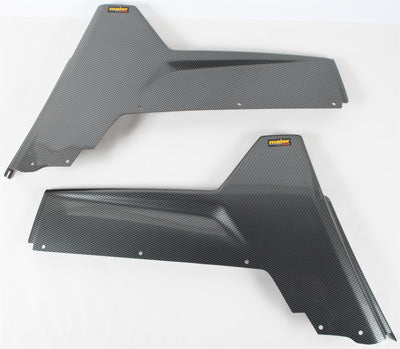 MAIER REAR FENDERS BLK CARBON RZR 19475-30