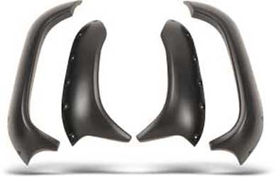 MAIER 4/PK FENDER FLARES RHINO BLACK 492250