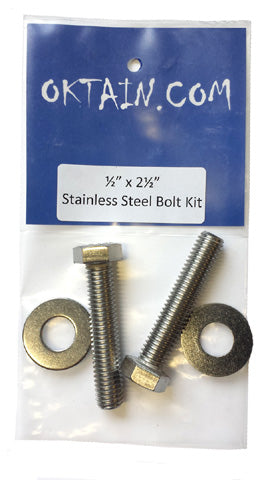 OKTAIN 1/2" X 2-1/2" BOLT KIT SSB1/2X2-1/2