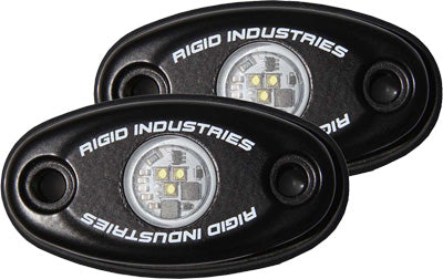 RIGID A-SERIES HIGH POWER BLACK W/GREEN LED (PAIR) PART# 48212 NEW