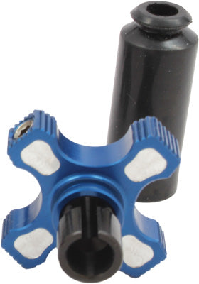 WORKS Elite Perch Thumbwheel Assembly W/Hot Start (Blue) PART NUMBER 16-840