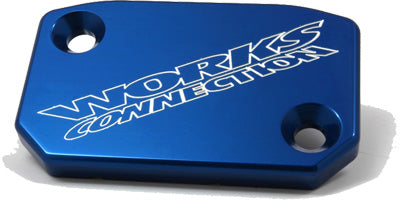 WORKS FRONT BRAKE COVER (BLUE) PART# 21-060 NEW