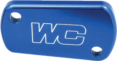 WORKS Rear Brake Cover (Blue) PART NUMBER 21-600