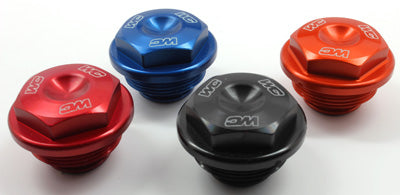 WORKS BILLET REAR BRAKE COVER ORANGE 21-740